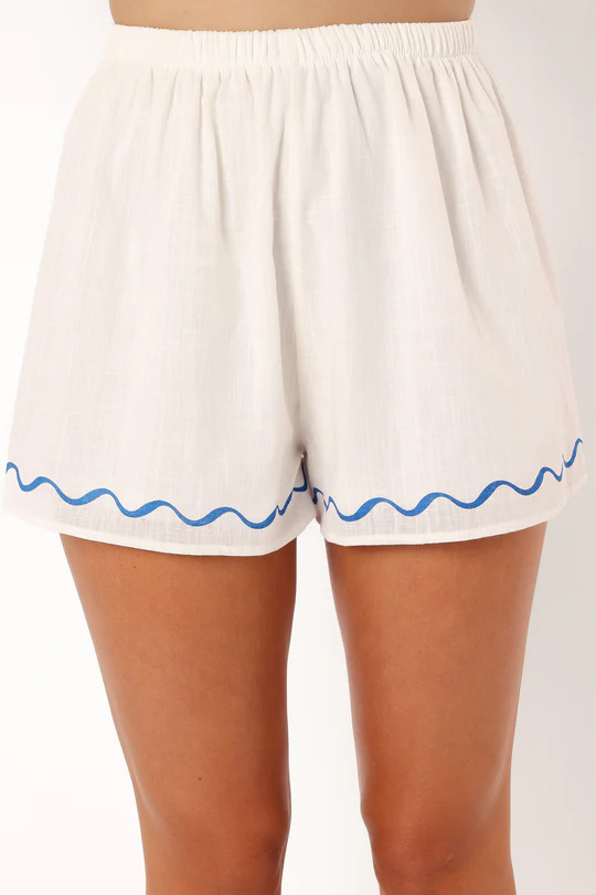 Women's Linen Two Piece Button Up Shirt Shorts Co-ord Set