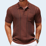 Men’s Merino Wool Knit Polo Shirt