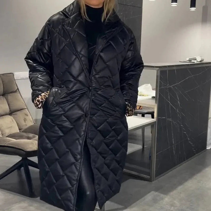Women's Quilted Down Longline Puffer Jacket