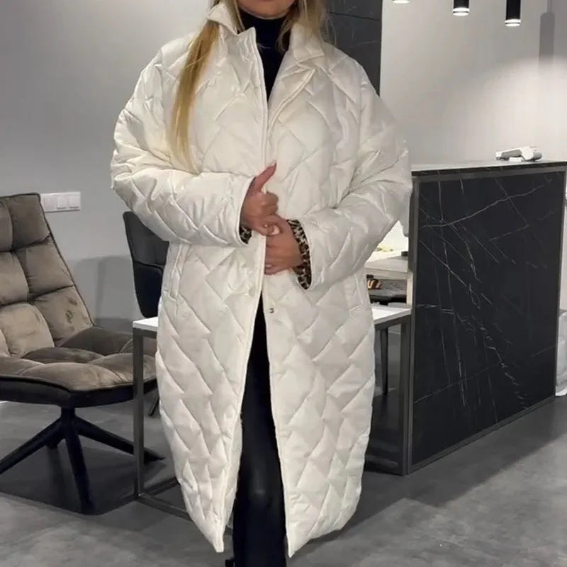 Women's Quilted Down Longline Puffer Jacket