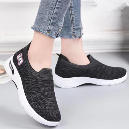 Women's Mesh Sock-Style Slip-On Walking Sneakers