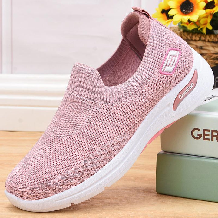 Women's Mesh Sock-Style Slip-On Walking Sneakers