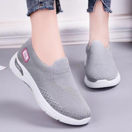 Women's Mesh Sock-Style Slip-On Walking Sneakers