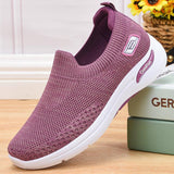 Women's Mesh Sock-Style Slip-On Walking Sneakers