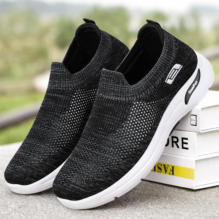 Women's Mesh Sock-Style Slip-On Walking Sneakers