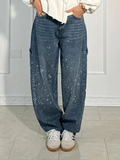 Women's Wide Leg Denim Baggy Jeans