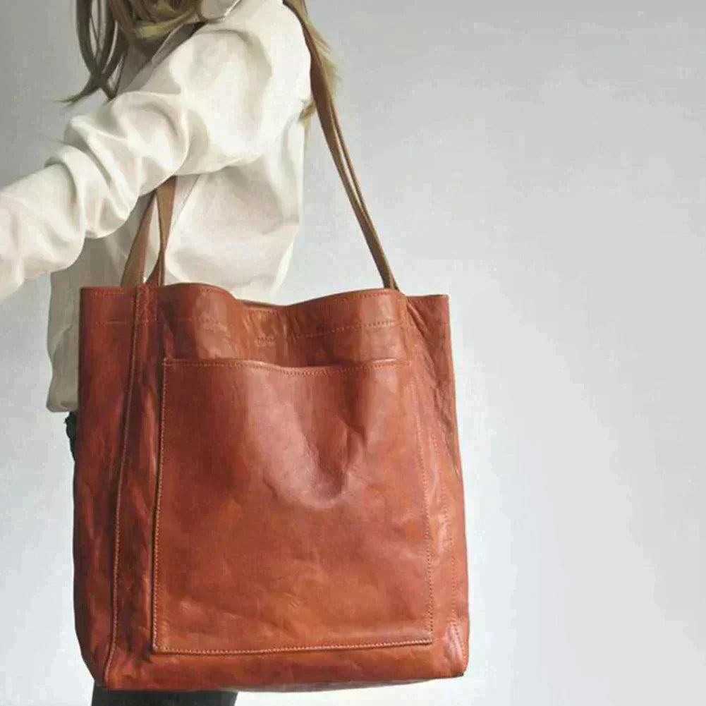 Women's Large Leather Shoulder Bag
