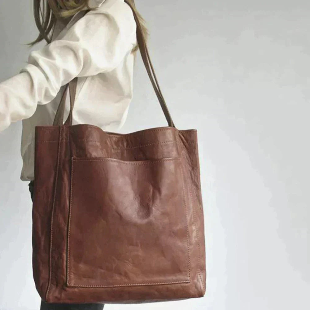 Women's Large Leather Shoulder Bag