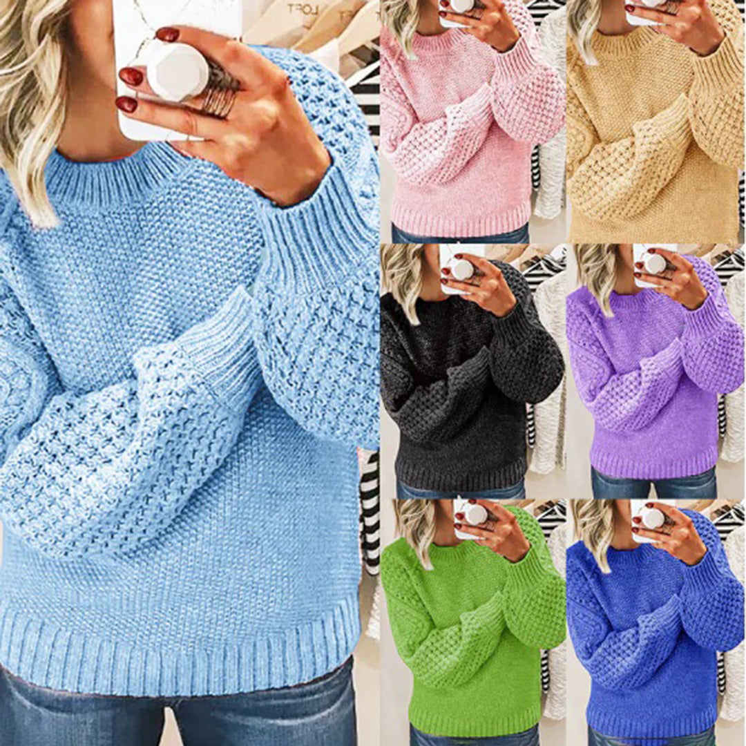Women's Jumper Wool Knit Sweater