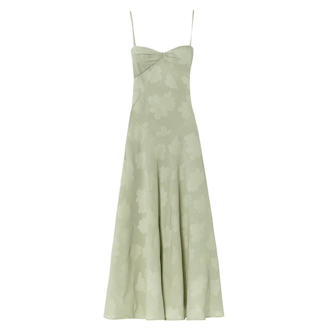 Women's Strappy Knit Evening Maxi Bridal Dress