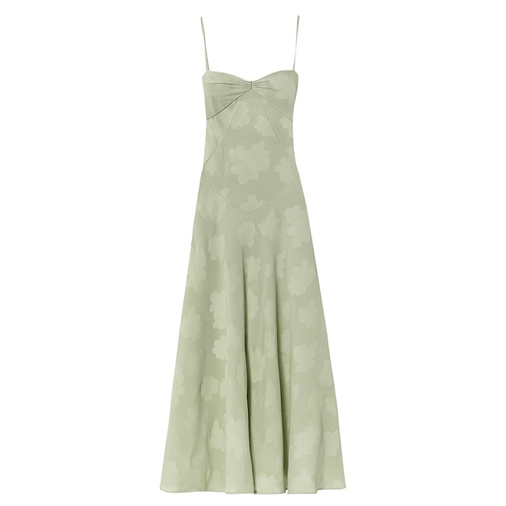 Women's Strappy Knit Evening Maxi Bridal Dress