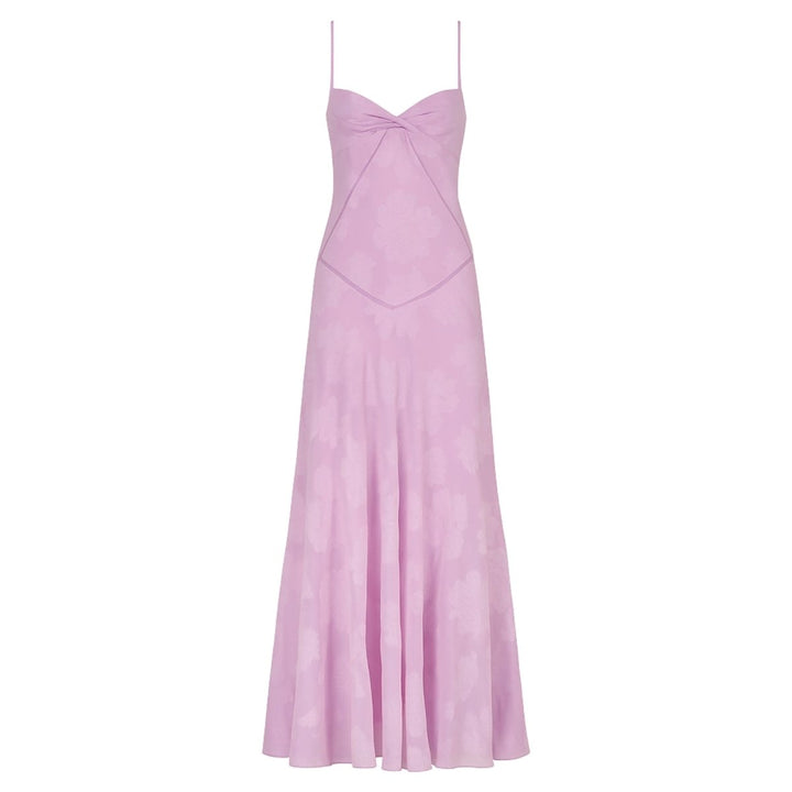 Women's Strappy Knit Evening Maxi Bridal Dress