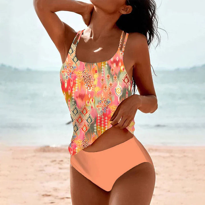 Women's Summer Swimsuit Tankini Set