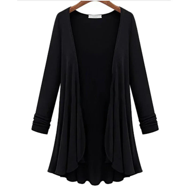 Open Front Cardigan Women's Knit Sweater