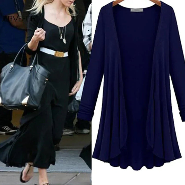 Open Front Cardigan Women's Knit Sweater