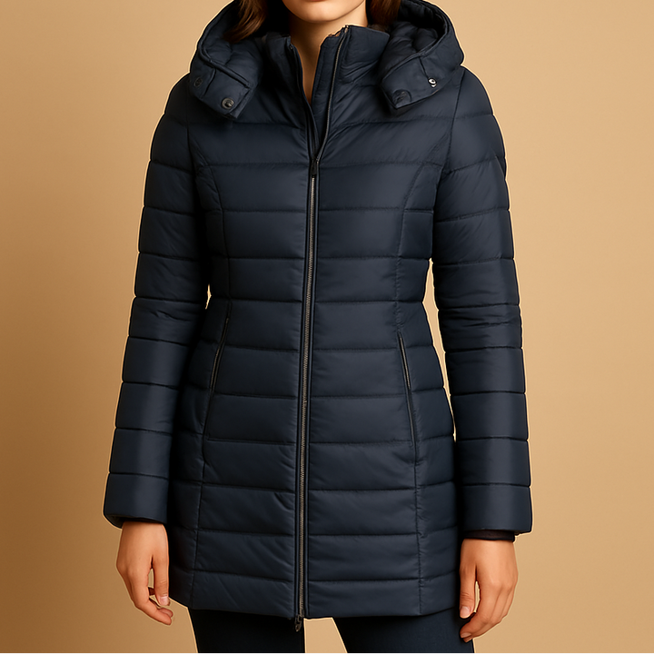 Women’s Hooded Nylon Padded Puffer Jacket