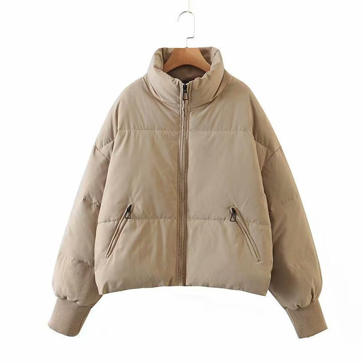 Doudoune chaude pour femme en nylon, manteau matelassé