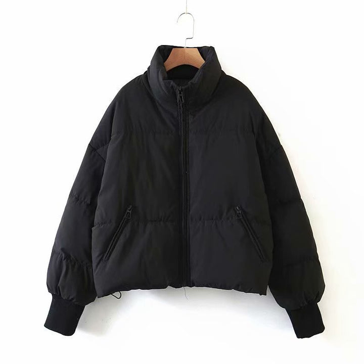 Doudoune chaude pour femme en nylon, manteau matelassé