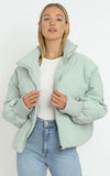 Doudoune chaude pour femme en nylon, manteau matelassé