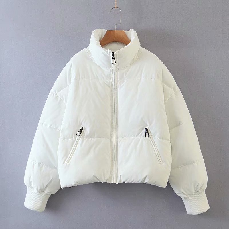 Doudoune chaude pour femme en nylon, manteau matelassé
