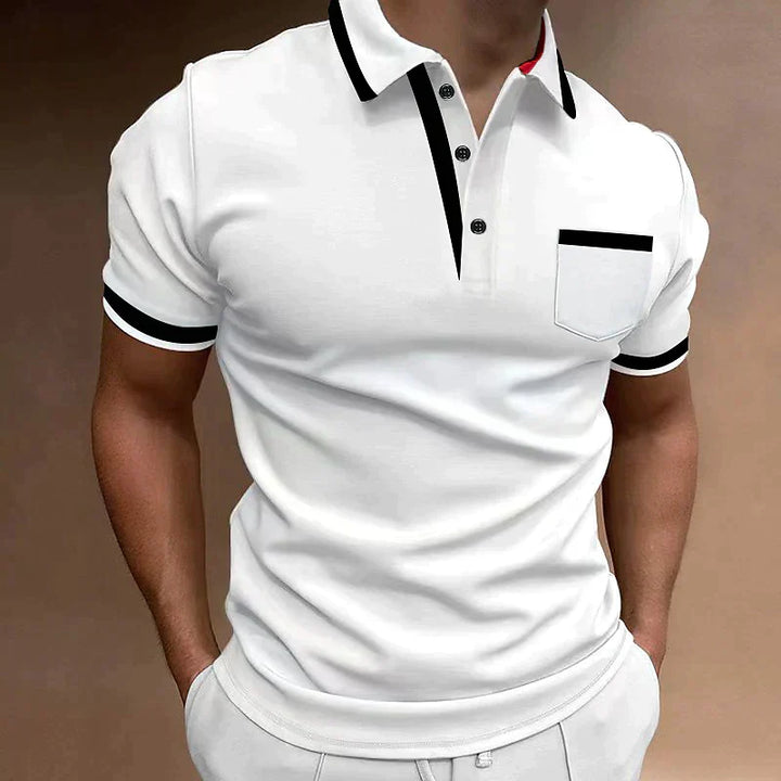 Cotton Men Polo Shirt Summer Casual Short Sleeve