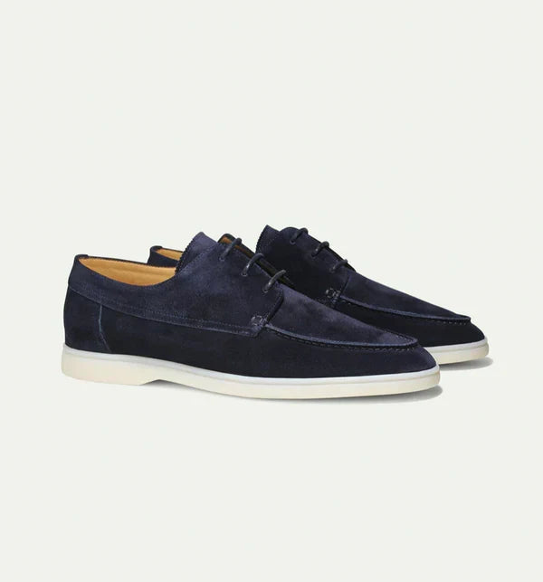 Męskie casualowe buty z zamszowej skóry