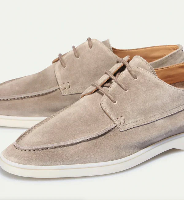 Męskie casualowe buty z zamszowej skóry