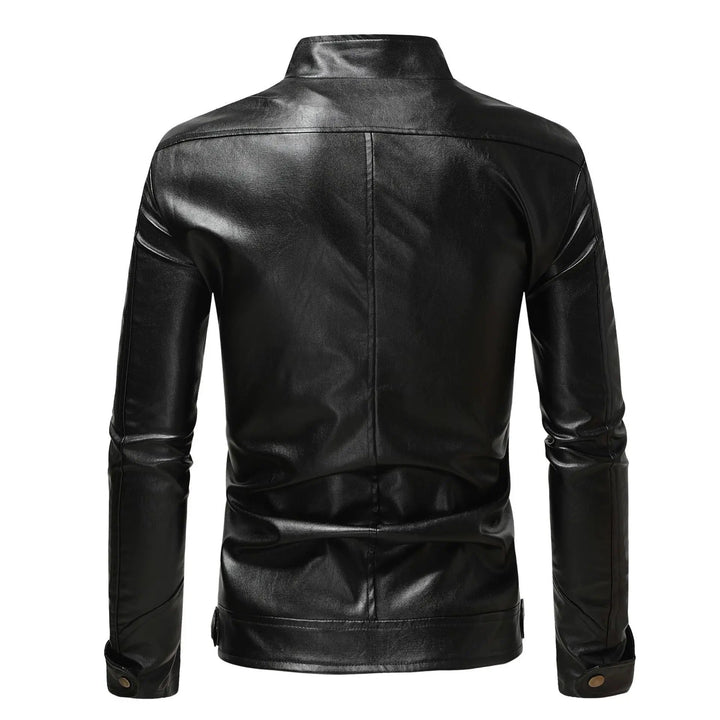 Men’s Leather Biker Motorcycle Jacket