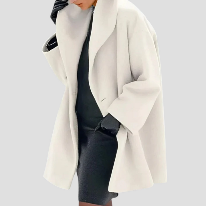 Women's Hooded Wool Coat Overcoat