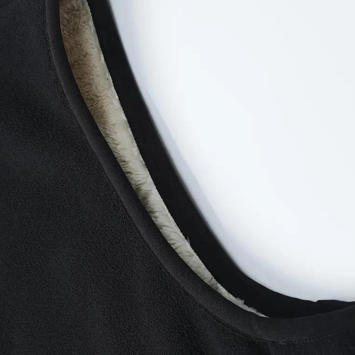 Men's Acrylic Blend Full Zip Mock Neck Outerwear Vest