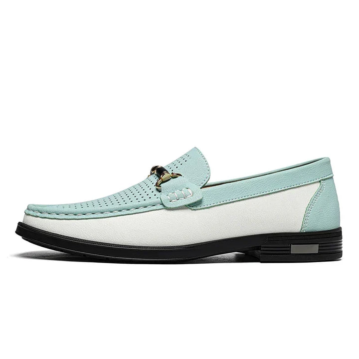 Men's Leather Horsebit Driving Loafers Slip On Shoes