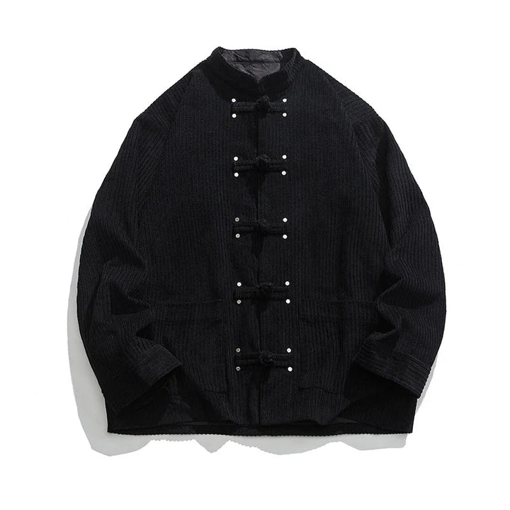Men's Corduroy Jacket Casual Lightweight Oversized Bomber Coat