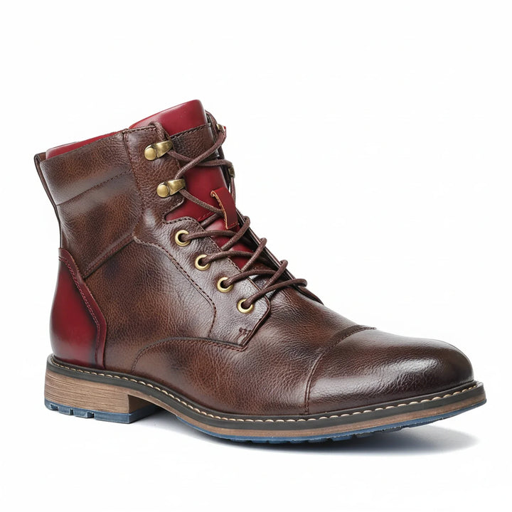 Men's Leather Ankle Boots Smart Casual Dress Business Shoes