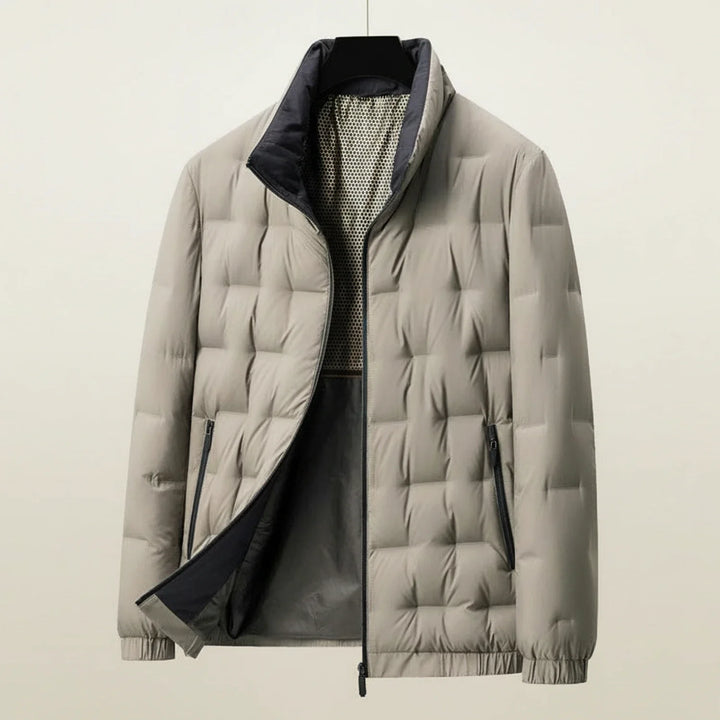 Men's Fleece Puffer Down Padded Quilted Jacket Outerwear