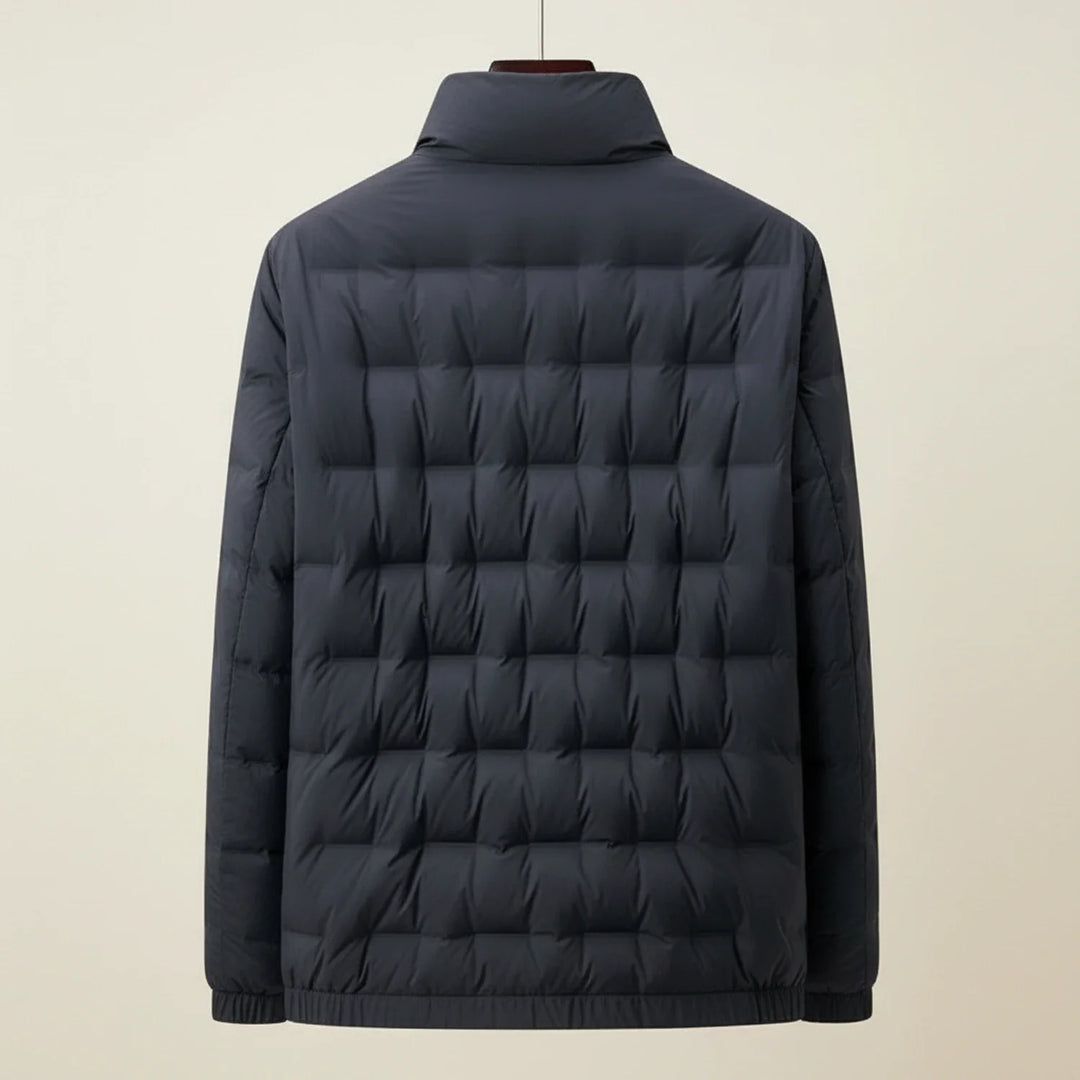 Men's Fleece Puffer Down Padded Quilted Jacket Outerwear