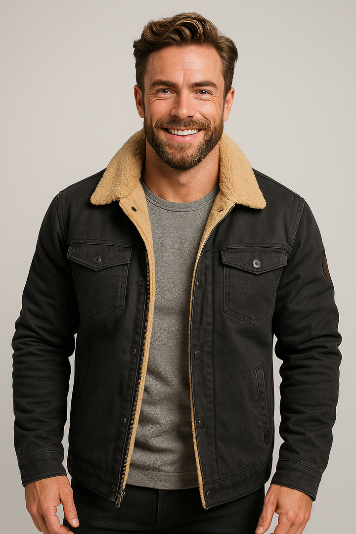 Men's Fleece Lined Sherpa Trucker Jacket