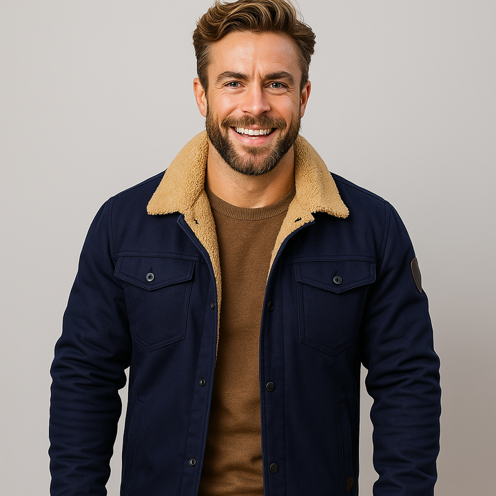 Men's Fleece Lined Sherpa Trucker Jacket