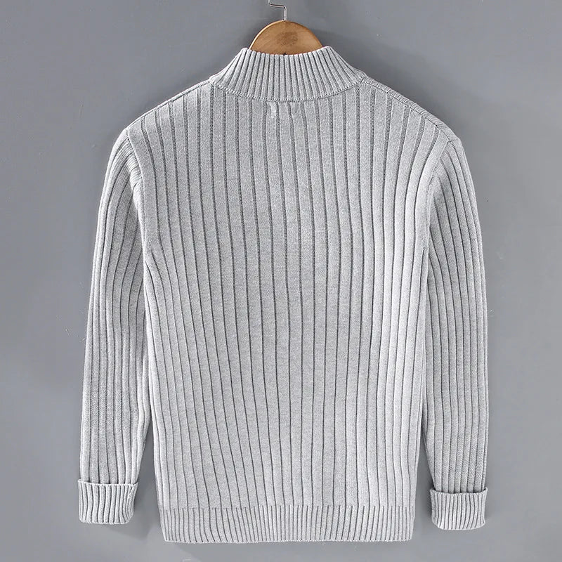 Men’s Merino Wool Zip-Up Cardigan
