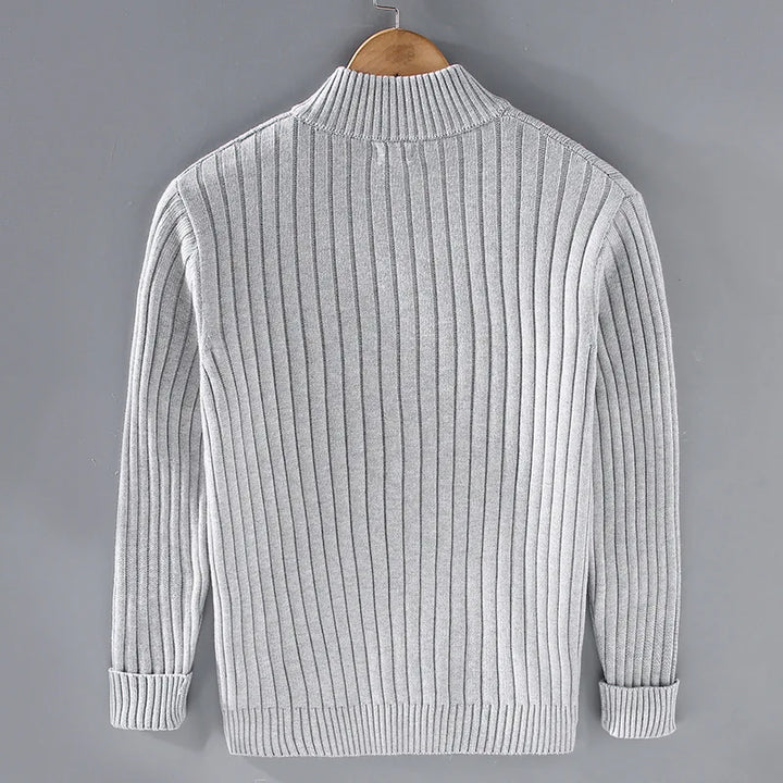 Men’s Merino Wool Zip-Up Cardigan