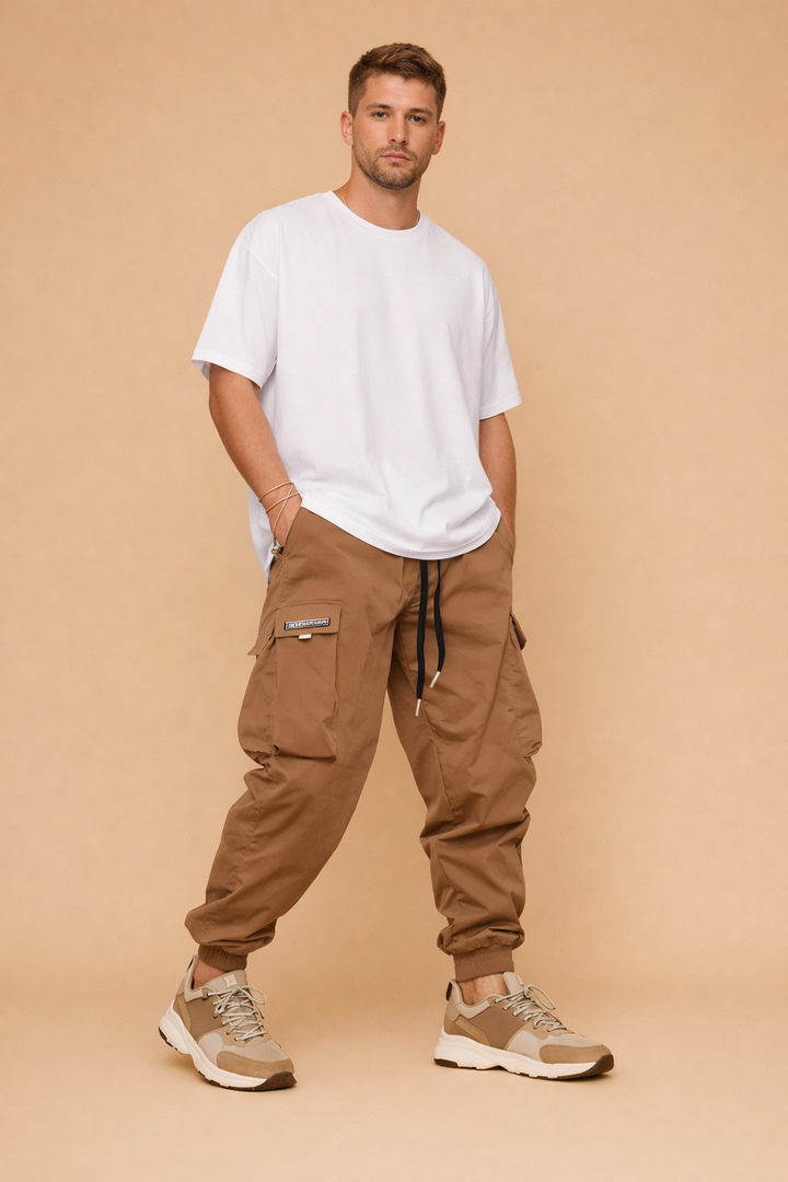 Men's Linen Utility Cargo Pants