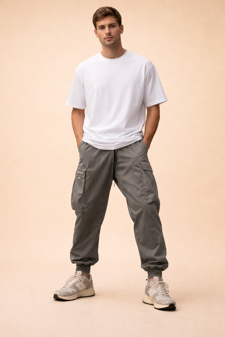 Men's Linen Utility Cargo Pants