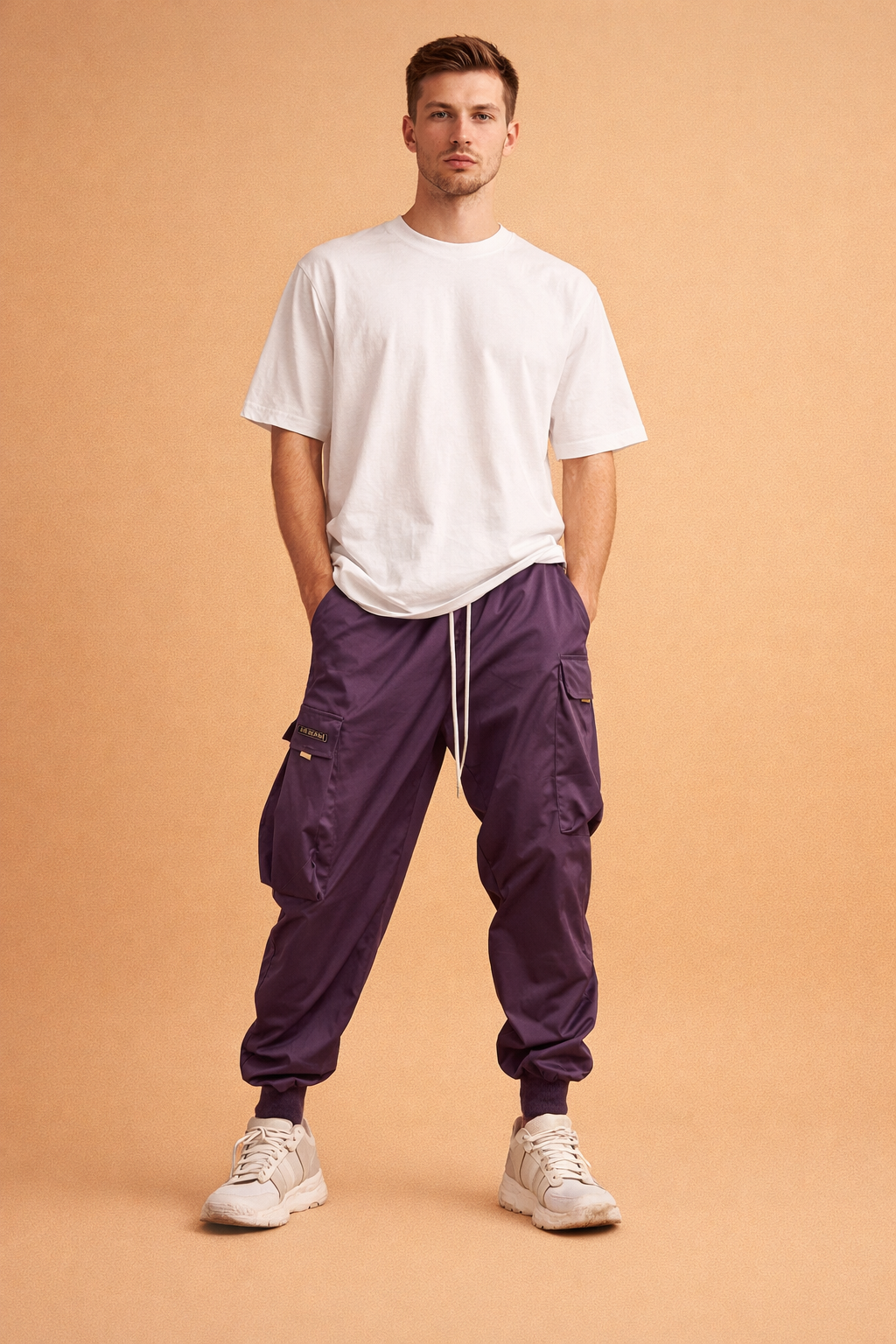 Men's Linen Utility Cargo Pants