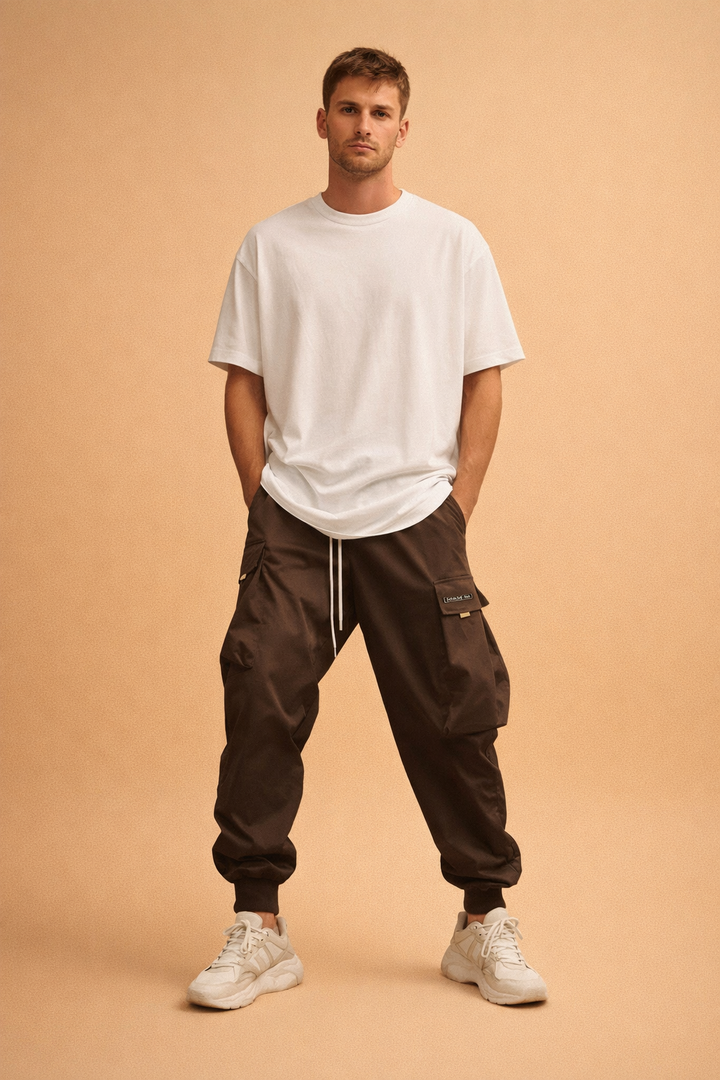 Men's Linen Utility Cargo Pants