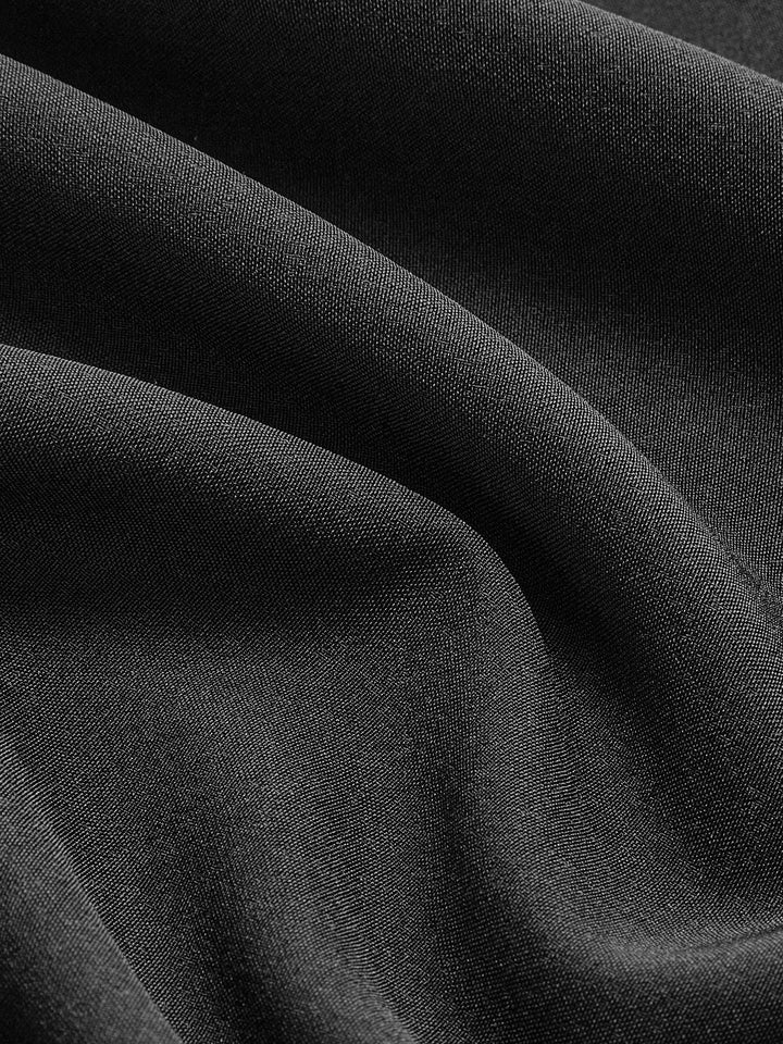 Women's Pleated Satin Cutout High Neck Evening Maxi Dress