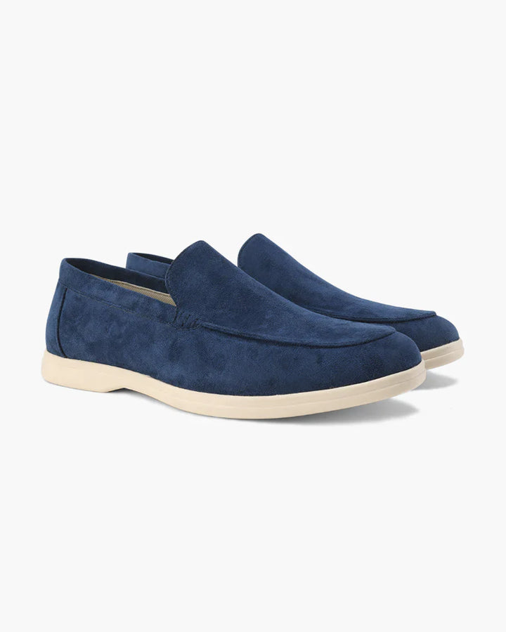 Men Leather Loafers Slip On Shoes