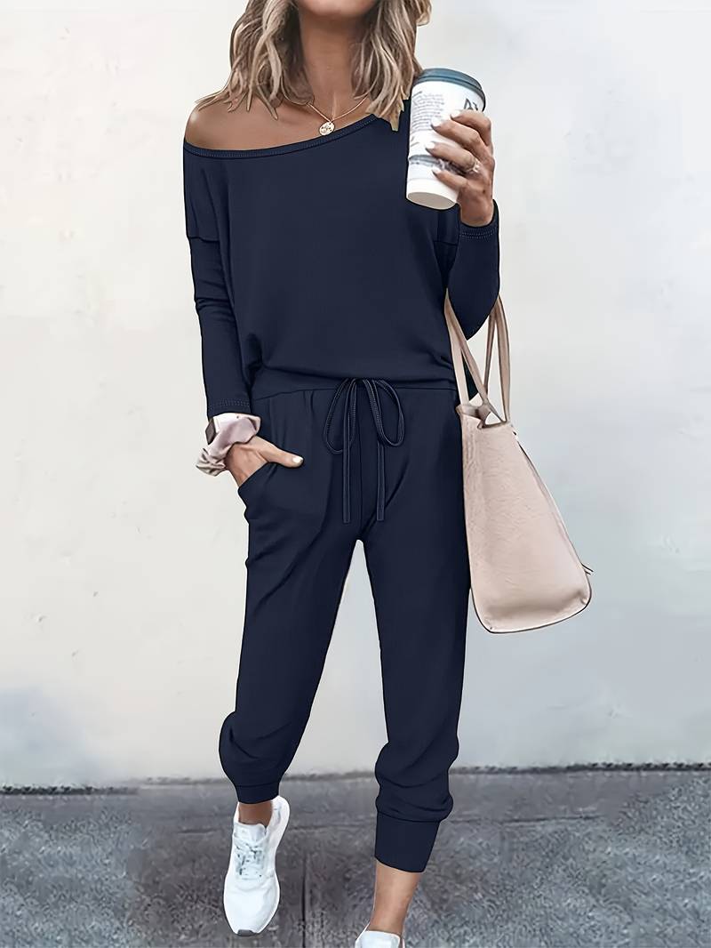 Women's Fleece Loungewear Set Two Piece Tracksuit Co ord Set
