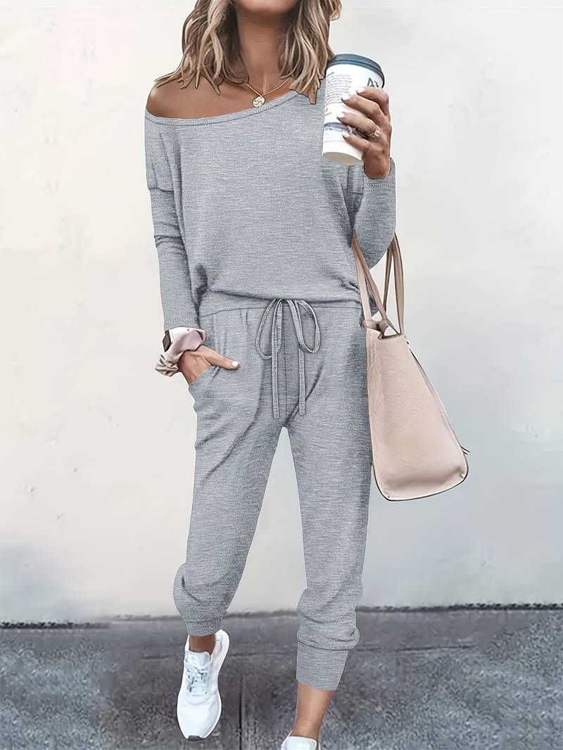 Women's Fleece Loungewear Set Two Piece Tracksuit Co ord Set