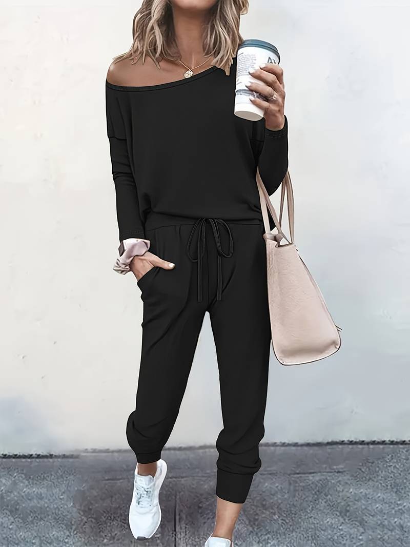 Women's Fleece Loungewear Set Two Piece Tracksuit Co ord Set