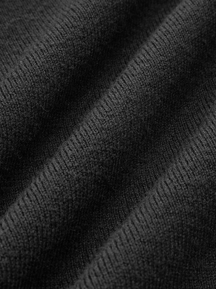 Women's Off Shoulder Knit Sweater Merino Wool Top