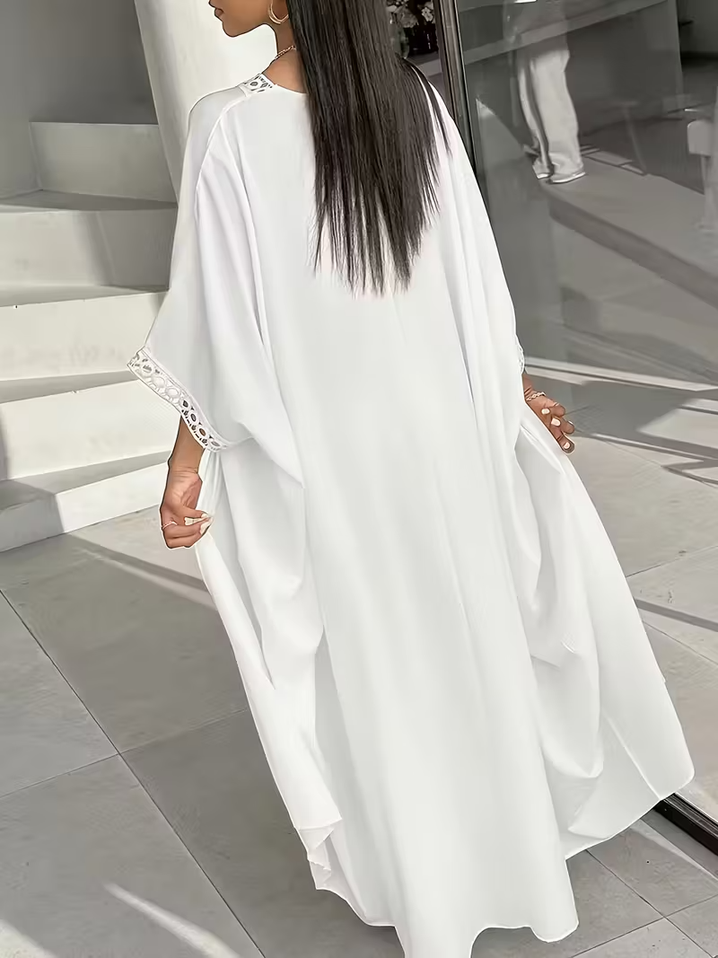 Women’s Linen Kimono Cardigan and Wide Leg Pants Matching Set